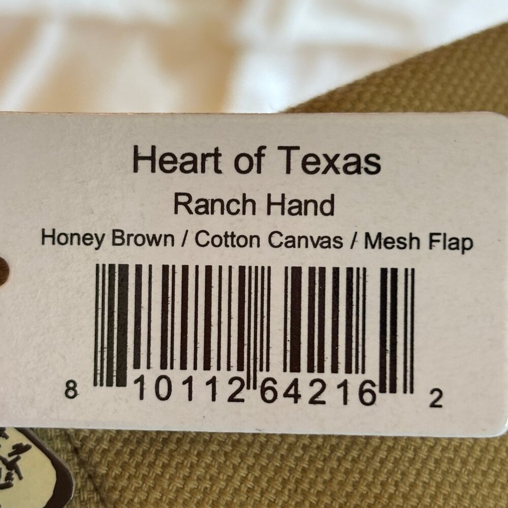 Texas Hill Country Provisions Ranch Hand canvas hat - NWT - Picture 4 of 4